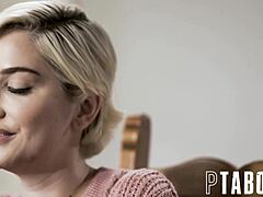 Petite amateur teen with small tits gets forbidden pov blowjob from seth gamble as skye blue