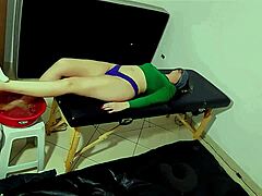 Intense Foot Bath and Massage with Sucking Her Feet Until Cumming on Toes