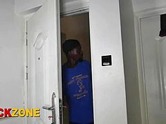 hey i will fuck you well with this sexy black ebony babe in homemade close up action