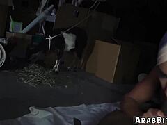 Seduced teen 18+ gives a blowjob in this arab army reality scene with hardcore military uniform action