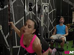 Hot milf seeks gym attention and ends up in a workout session