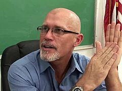 small teen 18+ with big clit tricks old ugly teacher into cheating fuck quickie 😈