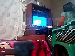 Desi Chubby Housewife Engages With Computer Repairman At Home In Amateur Video