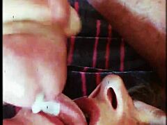 Experienced milf eagerly swallows thick hot cumshot load after intense facial explosion