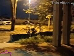 I Feel So Thrilled As Black Secretary Sucks Big Cock In Square At Dinner Time