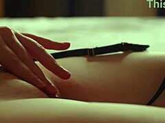 playing with my tight pussy lips in the hotel room, getting all wet and ready for some muscular guy to fuck me hard! 😏🏨