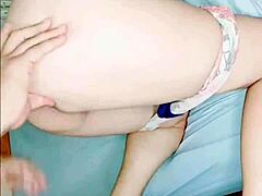 Homemade Latina Milf Sucking And Doggystyle Fucking With Creampie Cumshot.