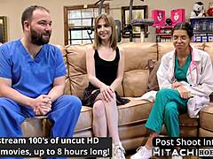 daisy bean gets playful at home alone, touching her shaved pussy with a vibrator until orgasm hits