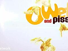 wet and pissy explores office experimentation with piss using dildo and heels