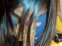 This cheating bride slut sneaks over for a blowjob and swallows my creampie while husband sleeps.