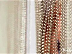 big boobs pawg nikki benz dances while she rubs her tits oops