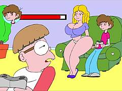 Intense Comic Flashing Session on the Couch with Erotic Twists