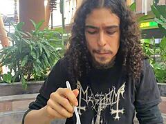 Hey, eat quick 'cause that food won't pay itself - hot Latina porn in Spanish 🔥