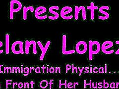 Melany Lopez Endures Latex Immigration Physical Humiliation