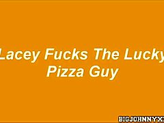 granny lacey starr, suck this young delivery boy's cock?