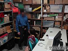 police babe nabs teen suspect for theft but things heat up quick 🚔😏