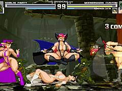 mondragon fights monsters fucking big tits in goblin temple 😏