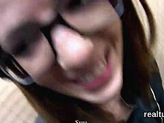 heartbroken czech babe teased roughly in shop pov