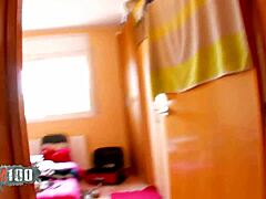 Hot brunette babe trades deepthroat for cash in hardcore deal