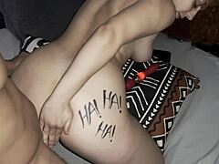 homemade pounding with that stunning horny redhead straight to her ass