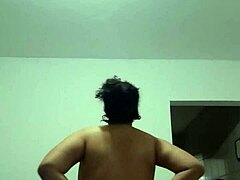 POV Chubby Brunette Dances Fingers Wet Pussy Tease