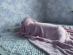 stepdaughter sneaks into stepdad's bed for secret hardcore fuck