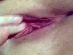 my hot slut flashes her wet pussy like a total whore