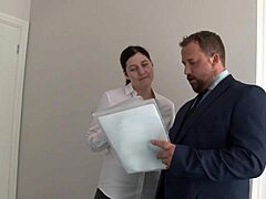estate agent mrporkpie lets chubby tenant gag on cock for deposit