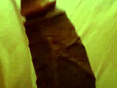 built9's massive black cock craves white bottom homemade solo tease