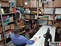 i got caught as burglar in garage but daya knight pays with her huge boobs and monster cock sucking now