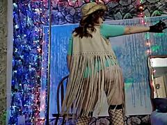 hotwife steffi's big pussy lips dance in promo pmv