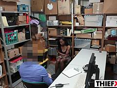 i got caught as burglar in garage but daya knight pays with her huge boobs and monster cock sucking now