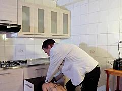 boss catches abby stealing money then fucks her wild