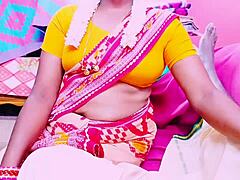 Grandfather seduces indian saree stepdaughter with dirty telugu talk tight pussy ride