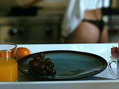 Adorable Latina shemale teen fucked by monster cock deep