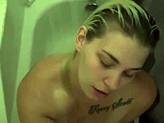 stepbro stepsis shower turns soapy wet with big tits and monster cock 😏🚿💦