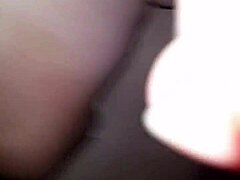 bbw milf stuffs huge dildo deep in fat ass