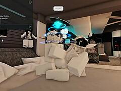 playing roblox turns into wild thai rough sex adventure online