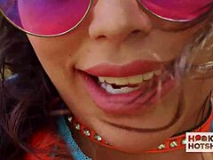 Tiny Hooker Jena Larose Takes Nade Nasty's Sloppy Anal Ride!