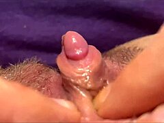 big clit throbs to intense closeup orgasm
