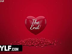 anna milf drenched in cum shower from neighbor and stepson on valentine's