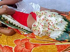 INDIAN VILLAGE WIFE'S FOOTJOB PUSSY LICK BOOBS SUCK FUCK