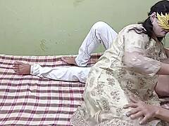 step son, feel your indian stepmom's huge saggy tits in romantic hindi fuck