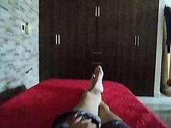 18yo stepsis asks for clothes then begs roommate to fill her big latina ass with cum