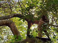 Living paradise putaria: Adam Eve intense anal assfucking dripping nonstop