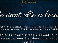 French femdom couple dishes out her humiliating needs!