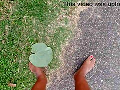 wanna see these dirty bare feet walking streets and beach?