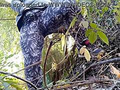 mature stepmom! you're slamming that wet hairy pussy doggystyle outdoors??