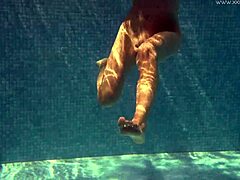 irina russaka's hot russian teen body underwater pool tease explodes!! 🔥💦