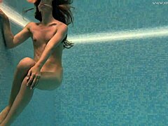 irina russaka's hot russian teen body underwater pool tease explodes!! 🔥💦
